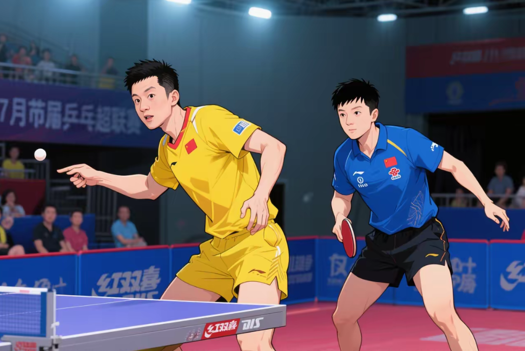 英格兰队鏖战中国队，许昕刷新纪录